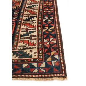 Tapis en laine noué à la main Kiaan Blue, motif géométrique, tapis rectangulaire pour couloir, décoration de salon, 9x12 pouces - Paem-1313 - Product Image 3