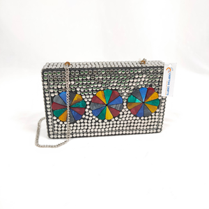 Pochettes en métal vintage pour femmes faites à la main de l'inde dame mode soirée et mariage en vrac en gros - Product Image 1