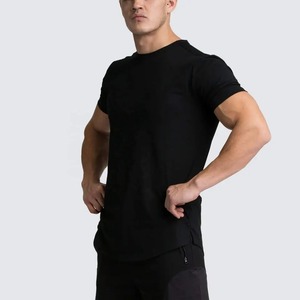 Ropa de calle para hombre, Camiseta deportiva a granel, informal, de algodón orgánico, para gimnasio - Product Image 5