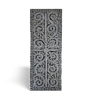 Mesa Consola Moderna Hecha a Mano con Incrustaciones de Nácar, Mueble Elegante con Incrustaciones de Concha para un Estilo Interior de Sala de Estar de Lujo - Product Image 4