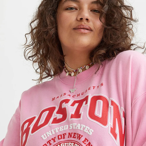 Solide goutte épaule femmes sweat hiver automne tissé léger surdimensionné Streetwear Style pull personnalisable - Product Image 5