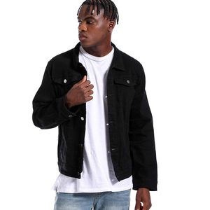 แจ็คเก็ตยีนส์วินเทจผ้าฝ้าย 100% แฟชั่นใหม่สำหรับผู้ชาย ใส่ได้ในฤดูหนาว พร้อมออกแบบโลโก้ตามสั่ง ระบายอากาศได้ดี ซักแบบ Stone Wash - Product Image 2