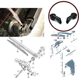 Boquilla de chorro de limpiaparabrisas 2 piezas trasera compatible con Audi A3 A4 A6 Q7 OEM 8E9955985 - Product Image 2