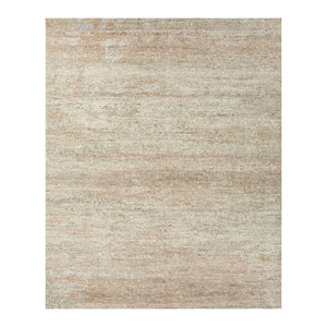 Tapis en laine afghane noué à la main Uvenuti Re-1575 vert, couleur unie, rectangulaire, pour la maison, le salon, le couloir, la salle modèle - Product Image 1
