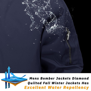 Chaquetas de entrenador Softshell resistentes al agua ligeras 2025, la mejor chaqueta de bombardero de estilo Vintage a prueba de viento para hombres - Product Image 3