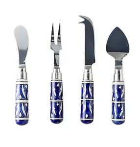 Ensemble de service à fromage en acier inoxydable, outils de cuisine multifonctionnels, trancheuse à fromage lavable au lave-vaisselle, couteaux, vaisselle, style élégant - Product Image 3