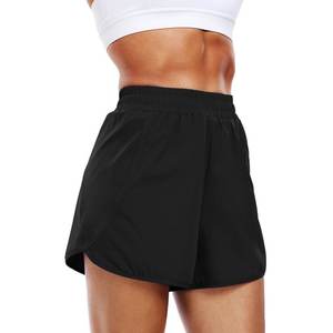 Shorts de sport Bermuda pour femmes - Respirant, séchage rapide, taille élastique pour le yoga, la course à pied avec poche latérale - Product Image 3