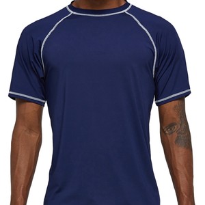 Shorts de compression de fitness à manches courtes en polyester et élasthanne de haute qualité, très vendus, sublimation, vêtements de bain, rashguard pour hommes - Product Image 4