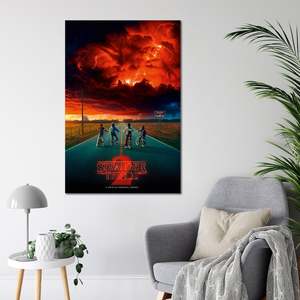 Affiche de la 2ème saison de Stranger Things, design de plaque unique pour les fans - Product Image 3