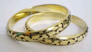 Trendy Gold Plated Copper Bangle For Women Elegant High Quality Handcrafted Ethnic Jewelry Bridal Wedding Wear Bracelet <b>Gift</b> - Product Image 4