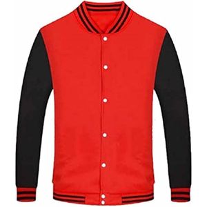 Fabricant personnalisé de vestes universitaires de baseball de haute qualité à la mode pour hommes veste décontractée avec logo brodé pour hommes - Product Image 2