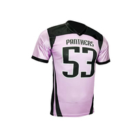 Jersey Sepak Bola Amerika Sialkot Terbaik, Cetak Transfer Panas, Nama Tim & Nomor Kustom, Bahan Mesh 100% Polyester Anti Lembap