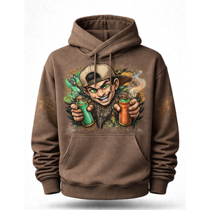 Sudaderas con Capucha Bordadas 100% Algodón, Unisex, con Cierre, Estilo Casual Urbano, Invierno, Logotipo Personalizado, Servicio OEM, Venta al Por Mayor - Product Image 1