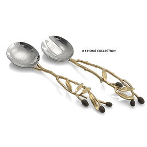 Juego de Cubiertos de Excelente Calidad con Mango de Bambú en Color Dorado, Proveedor Mayorista de Cubiertos para Restaurantes - Product Image 5