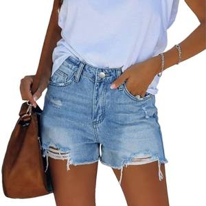 Hot Selling <b>High</b> <b>Waisted</b> Women's Denim <b>Jean</b> <b>Shorts</b> Loose Fit Vintage Design <b>High</b> Quality Casual <b>Shorts</b> for Summer - Product Image 3