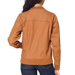 Vente en gros nouvelle arrivée blouson aviateur pour femmes confortable au crochet logo personnalisé respirant vente chaude pas cher prix OEM accueilli - Product Image 4