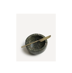 Caja de mantequilla de mármol con cuchillo de metal contenedor de almacenamiento de queso de forma personalizada de calidad superior para uso en restaurantes - Product Image 2