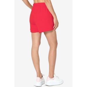 Shorts de sport confortables pour la randonnée, décontractés, d'été, pour filles, athlétiques, en molleton français personnalisé, 100% coton, pour femmes - Product Image 5