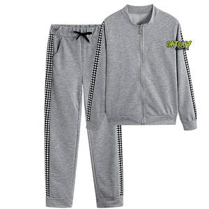 Custom Logo High Quality Unisex Sweatsuit 2 Piece Set Women's Tracksuit <b>Hoodies</b> Joggers Set - Product Image 6