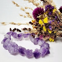 Brazalete Unisex Hecho a Mano de Aleación de Zinc con Amatista Natural, Joyería de Cristal Natural, Estilo Elástico y Lindo para Fiestas, Regalo Perfecto para Él y Ella
