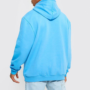 Sweat à capuche oversize en coton éponge 100% pur de haute qualité, streetwear, polaire épais, épaules tombantes, écologique, unisexe, en vente - Product Image 2