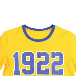 Sigma 1922ยาวแกมมา Rho sgrho เสื้อ100แขนยาวผ้าฝ้ายแวววาวพิมพ์ตัวอักษรกรีกเสื้อผ้าเสื้อชีวิตกรีก - Product Image 4