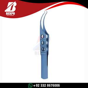 Pinzas de sutura McPherson premium de acero inoxidable, herramienta microquirúrgica oftálmica para atar suturas, instrumentos quirúrgicos con certificación CE ISO - Product Image 2