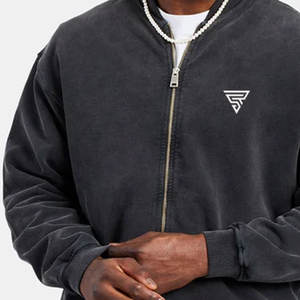 Vêtements décontractés survêtement délavés à l'acide survêtement léger meilleure vente survêtement délavés à l'acide de couleur personnalisée - Product Image 4