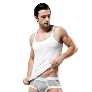 Camiseta Interior Deportiva Informal de Verano para Hombre, de Poliéster/Algodón, con Diseño de Cuello Redondo sin Mangas, Color Personalizado y Transpirable - Product Image 1