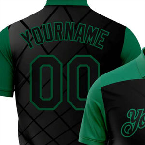 Jersey de sublimación de calidad profesional para polos, tela transpirable para equipos deportivos y uso informal, talla grande sólida - Product Image 6