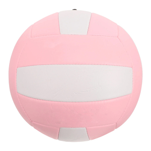 Pelota de voleibol de interior profesional tamaño 5 rosa de alta calidad PU/PVC/Material de cuero OEM personalizable nuevo estilo competición - Product Image 1