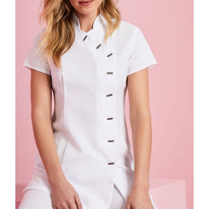 Women <b>Work</b> Wear Short Sleeve Girl Outfit Beauty Salon Working Clothes Healthcare <b>Tunic</b> Scrubs Nurse Uniform - Product Image 2