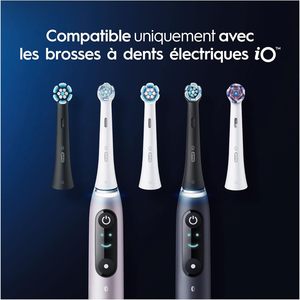 Brosse Oral-B iO Ultimate Clean pour brosse à dents électrique, noire, lot de 4, adaptée - Product Image 5