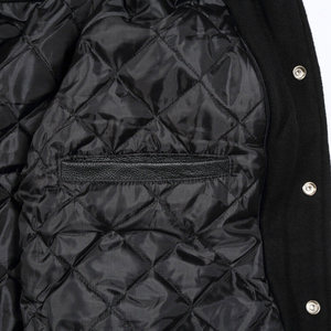 Chaqueta Bomber de Lona Unisex para Invierno, Venta al Por Mayor OEM, Transpirable, Ecológica, Diseño Varsity en Blanco, Diseño del Fabricante - Product Image 5