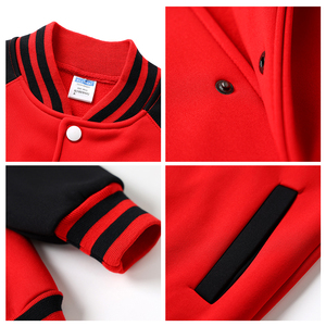 2025 OEM New Unisex Warm for Women Custom Made Logo Baseball Black Thick Winter <b>varsity</b> <b>jacket</b> Men High Quality Casual Wear - Product Image 3