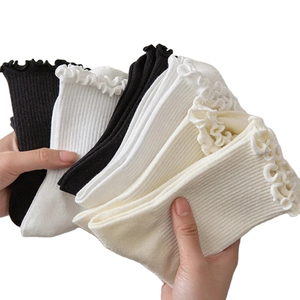 Calcetines de equipo personalizados antideslizantes transpirables para equitación Ballet Yoga Deportes con logotipo de puño-Spandex/Nylon/Material de algodón - Product Image 4