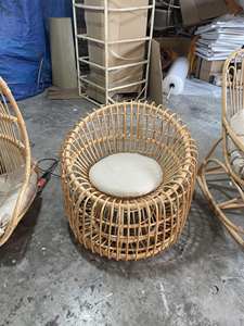 Chaise en rotin léger et imperméable, design minimaliste, confortable, portable, pliable, glissante, intérieur/extérieur, chambre à coucher, salon - Product Image 4