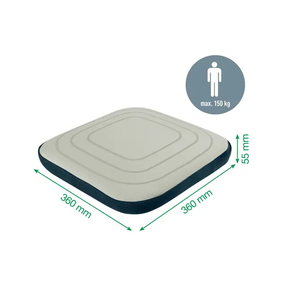 Cuscino per seduta Active-Balance in tessuto grigio chiaro - Product Image 5