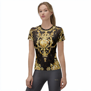 OEM Sublimation <b>T</b> <b>Shirt</b> Tracksuit Women Summer Street Printed Tee <b>Shirt</b> Sublimated Trouser Set Lightweight Sublimation Tee <b>Suits</b> - Product Image 4