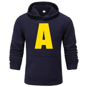 Sudadera con capucha de 100% algodón y 500 GSM para hombre, sudadera gruesa con hombros caídos y logotipo impreso personalizado para invierno - Product Image 4