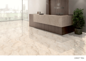 Carrelage de salle de bain blanc 600x1200 Carrelage en porcelaine pour sol et mur vitré intérieur brillant de grande taille - Product Image 2