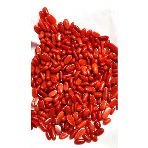 345 piezas de Coral italiano natural 7mm a 13mm cabujón ovalado 400 CTS lote buena calidad piedra de nacimiento Moonga roja piedras preciosas US $200 todo - Product Image 4