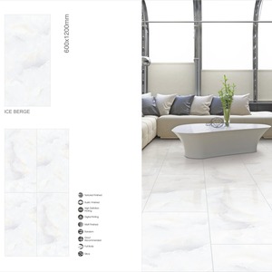 Ice Berge 600x1200mm Porcelana 60x120cm Azulejos vitrificados brillantes Digital India - Product Image 1