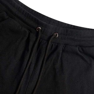 Shorts de sport décontractés pour hommes, personnalisés, en molleton 100 % coton épais, séchage rapide, respirants, couleur unie, écologiques - Product Image 4