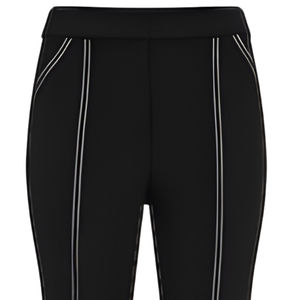 กางเกงผ้าแคนวาสเนื้อดี คุณภาพสูง ทรงตรง ยาว ใส่สบาย ไม่ยับ ดูดี มีสไตล์ สำหรับผู้หญิง เอวกลาง ผ้าฝ้าย 100% - Product Image 2