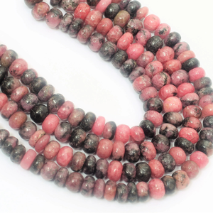 Cuentas de Rodonita Natural de Primera Calidad, Forma Redonda Lisa, 16 Pulgadas, Cuentas de Piedras Preciosas de Rodonita Rosa, Calidad AAA para Artesanía - Product Image 5