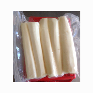Fourniture en vrac Racine de manioc entière pelée congelée Tapioca IQF Yuca Manioc Racine-IQF Légumes surgelés Manioc râpé de qualité supérieure - Product Image 4