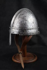 Casco Nasal vikingo de caballero Medieval de alta calidad, borde ajustable de acero inoxidable para recreación, producto OEM de Navidad y Halloween - Product Image 4