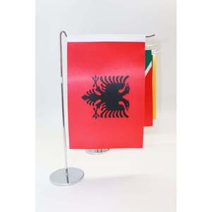 Bandera de Alaska para Oficina en Forma de L, Impresa Digitalmente, con Asta de Aluminio - Product Image 2