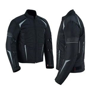 เสื้อแจ็กเก็ตมอเตอร์ไซค์สำหรับผู้ชาย, อุปกรณ์สำหรับขับขี่ผ้าทอสำหรับทุกสภาพอากาศมีแถบสะท้อนแสงเสื้อแจ็กเก็ตบุนวมสำหรับนักปั่นจักรยาน - Product Image 5